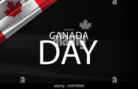 July 1st Celebrations Embracing the Spirit of Canada Day Stock Vector