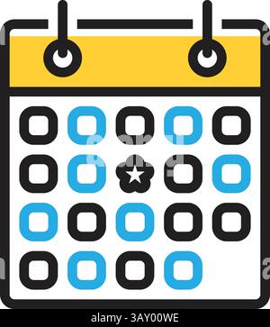 Icon for importance,weightage Stock Vector