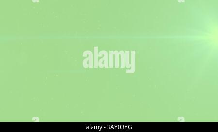 Abstract flat design background is showing pastel green with white dots, lens flare for technology Stock Photo