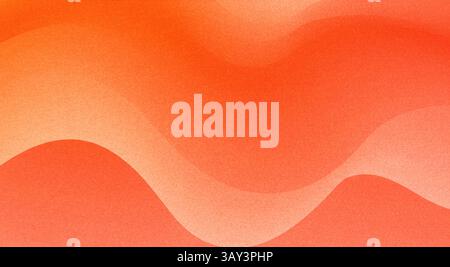 This gradient background features a warm blend of orange tones with a subtle texture and grain pattern. It serves as an ideal backdrop for creative pr Stock Photo