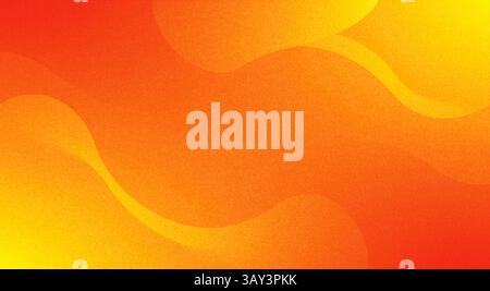 A vibrant gradient background features a combination of orange and yellow hues with soft, wavy textures. This colorful design adds depth and warmth, p Stock Photo