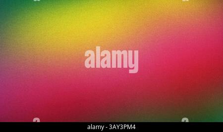 A lively gradient background displays a beautiful blend of colors, merging shades of green, yellow, and pink. The artistic texture creates a dynamic v Stock Photo