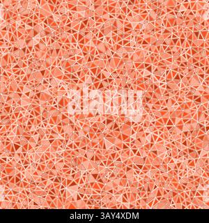 Mosaic triangles shapes background. Tiny triangles size. Solid shapes in frames. Monotone colored style. Repeatable pattern. Creative vector tiles. Stock Vector