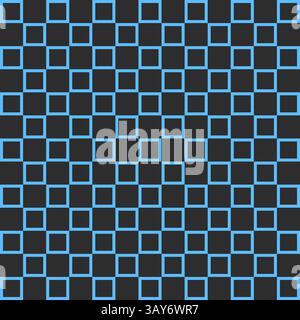 Retro square pattern featuring a seamless grid layout, perfect for backgrounds, wallpapers, and digital projects. High quality vector illustration wit Stock Vector