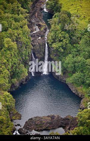 Rainbow Falls located near the city of Hilo on the east side of the Big Island of Hawaii.(Credit Image: © Peter Aiken/Cal Sport Media/ZUMA Press) Stock Photo