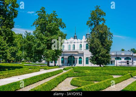 Villa Sandy in Slovak town Kosice.IMAGE Stock Photo