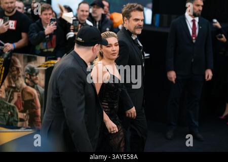 Thunderbolts David Harbour & Florence Pugh Stock Photo - Alamy