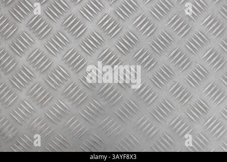 Diamond Plate Metal Texture Background Stock Photo