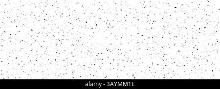 Seamless splattered speckle texture. Grunge splashed dot repeating wallpaper. Distressed grain noisy dirt background. Tiny particles, mottles and sprinkles overlay backdrop. Vector dust texture Stock Vector