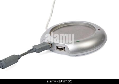 USB warmer for cup with clipping path Stock Photo