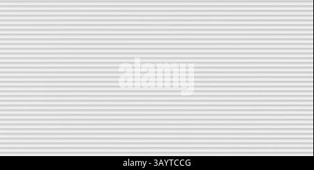 abstract 3D volume smooth striped plastic pipe pattern or texture for background Stock Photo
