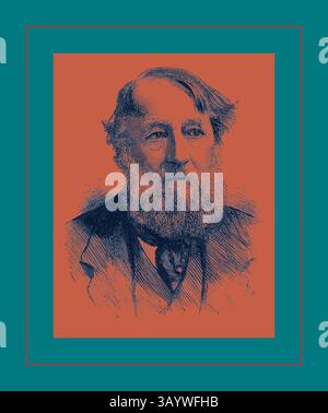 A distinguished gentleman with a prominent beard and a thoughtful ...