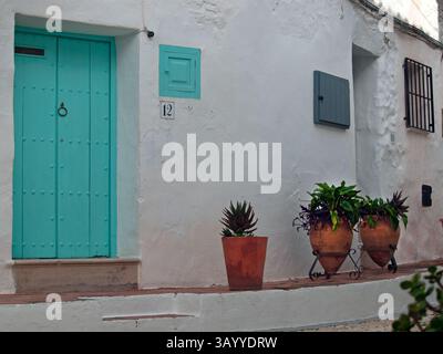 The old town of Frigiliana in southern Spain Stock Photo