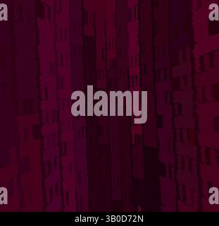 A striking abstract composition featuring vertical lines and blocks in various shades of deep red, creating a sense of depth and movement., A vibrant circular design featuring a complex pattern of vertical lines and blocks in shades of deep red, pink, and purple, creating a sense of movement and depth. Classic art with a modern twist reimagined by Artotop, Transformed French Fabrics, First Half of the Nineteenth Century, Classic art with a modern twist reimagined by Artotop Stock Photo