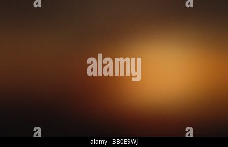 Grainy gradient background, dark brown orange black noisy texture banner poster header backdrop design .Abstract smooth gradient background with curve Stock Photo