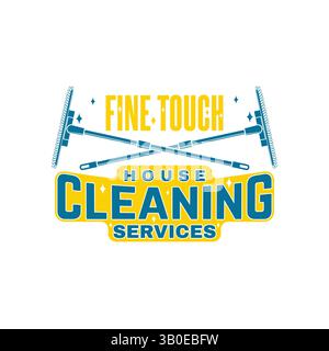 Cleaning logo design in vector templates Stock Vector