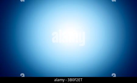 Serene and Beautiful Blue Gradient Background featuring Soft Light Effects and Harmony Stock Photo