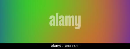 Bright multicolor gradient background with smooth transitions from green to purple. Ideal for design, web, and presentations. Banner Stock Photo