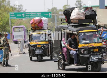 Terror attack aftermath at Indo-Pak border in India Indian citizens ...