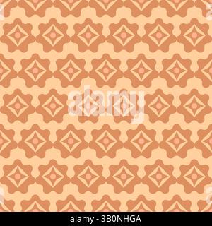 Seamless Pattern Abstract Geometric background polygon star and circle shape with pastel color, vector illustration Stock Vector