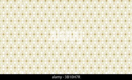 Seamless Geometric Floral Pattern Elegant Decorative Background for Textiles and Stationery Stock Vector