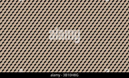 Seamless Vintage Diagonal Stripe Vector Pattern – Brown and Black Retro Background for Textiles and Decor Stock Vector