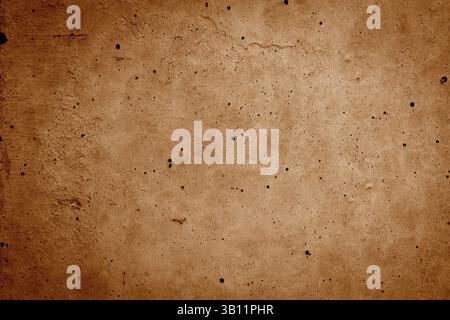 texture of brown ancient ceramic or clay product. Brown background. Stock Photo