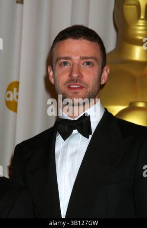 JUSTIN TIMBERLAKE 2011 VANITY FAIR OSCAR PARTY LOS ANGELES CALIFORNIA ...
