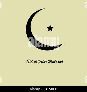 Elevate your Eid celebrations with this stunning 'Eid Mubarak' logo design. Perfect for branding, social media, and festive decor. Stock Vector
