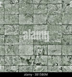 Seamless texture of green marble wall tiles, perfect for backgrounds and architectural visualization.Belarus Stock Photo