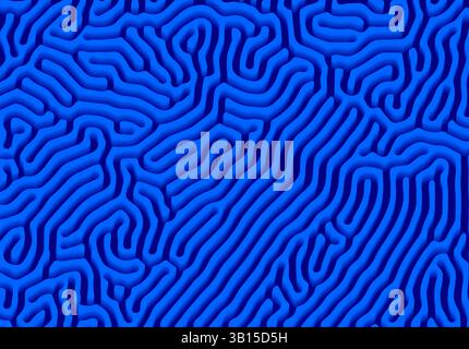 Abstract background with optical illusion generative pattern and vibrant fluid psychedelic colors Stock Vector