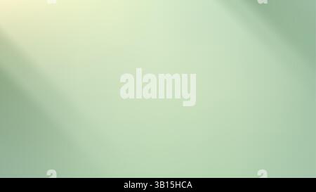 softly textured abstract background in blended pale green and yellow with gentle light and shadow, creating a calming and artistic minimalist design p Stock Vector