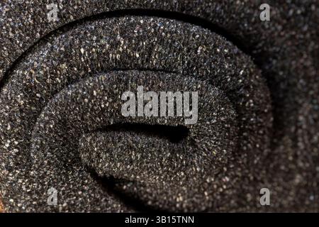 foam for safe packaging of objects and products, foamy soft foam for giving elasticity to objects or sound insulation or as a packaging material Stock Photo