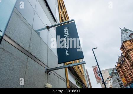 Leeds uk: 4th June 2024:The University of Law exterior in Leeds city Stock Photo