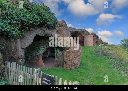 Kinver Rocks Kinver rock houses, Kinver, Staffordshire, England, UK Stock Photo - Alamy