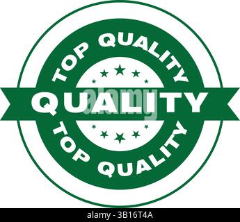 Quality control, tested, approved logo, badge, sticker, symbol, icon, stamp, banner, circle, black, line, flat vector, isolated illustration. Stock Vector