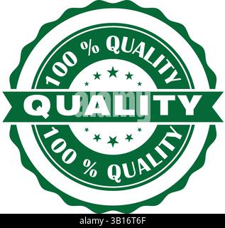 Quality control, tested, approved logo, badge, sticker, symbol, icon, stamp, banner, circle, black, line, flat vector, isolated illustration. Stock Vector