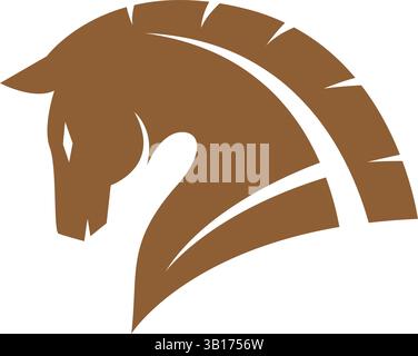 Horse logo icon design template Stock Vector