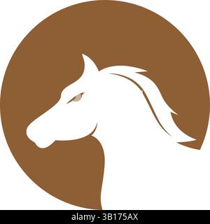 Horse logo icon design template Stock Vector