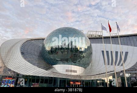 Nanning, China - Oct 8, 2023. Guangxi Science and Technology Museum. Stock Photo