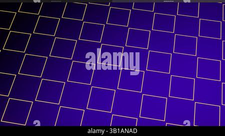 Intricate Geometric Pattern Featuring Squares Set Against a Beautiful Purple Background Stock Photo