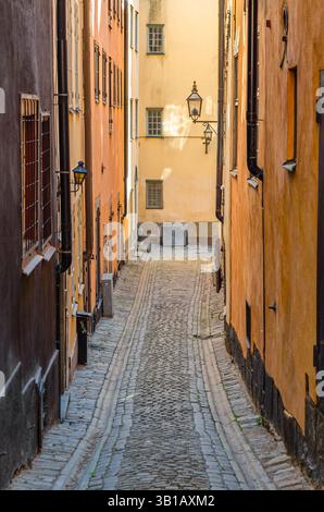 Architectural detail of Gamla stan, the medieval city center of ...