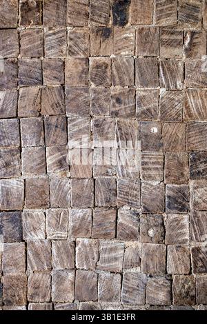 Decoration wooden blocks - paneling pattern - seamless background - Interior Design wall - Fine natural texture - Continuous replication Stock Photo