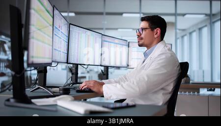 Medical Coding Bill And Billing Codes Spreadsheets Stock Photo
