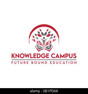 Education logo design in vector template for education institute Stock Vector