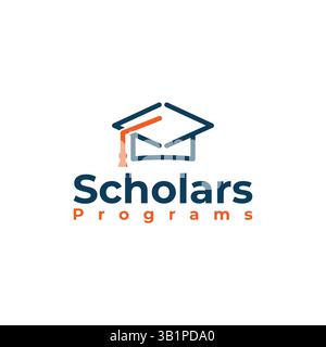 Education logo design in vector template for education institute Stock Vector