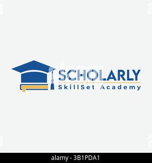 Education logo design in vector template for education institute Stock Vector