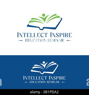 Education logo design in vector template for education institute Stock Vector