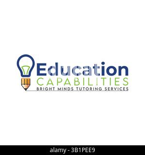 Education logo design in vector template for education institute Stock Vector