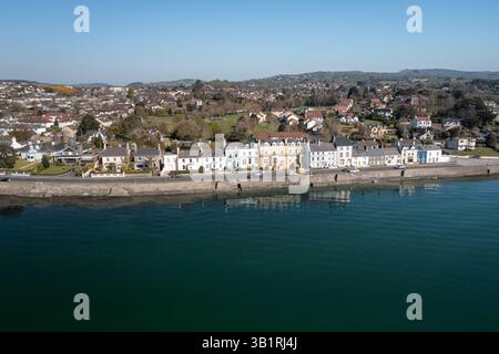 Morning Flight over Warrenpoint, Newry, Northern Ireland, UK Stock Photo